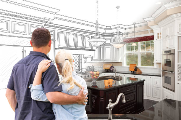 Professional Kitchen Flooring technician working in Sterling, VA